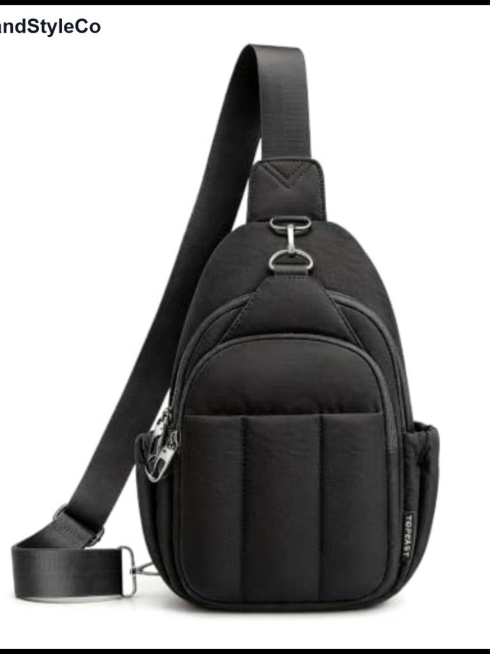 Anti-Theft Crossbody Sling Bag RFID Blocking Water-Resistant Puffer Purse